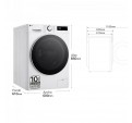 Lavadora LG F4WR6013A0W Blanco 13Kg 1400 Vapor