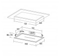 Campana Isla CATA Bennu Slim 1200 X A Inox