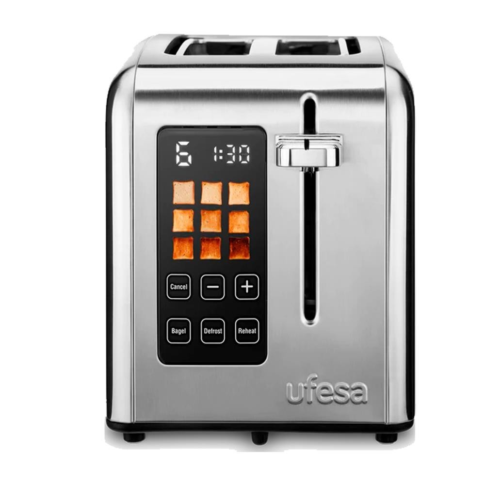 Tostador UFESA Perfect Toaster Digital Inox - Devoraprecios