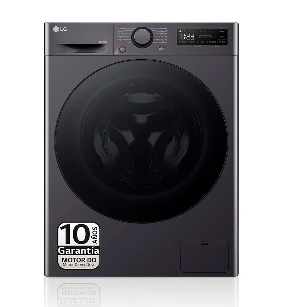 Lavasecadora LG F4DR6010AGM Inox Grafito 10/6Kg - Devoraprecios