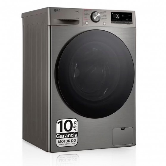 Lavasecadora LG F4DR7011AGS Inox 11 6Kg Vapor