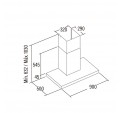 Campana CATA GLADIUS Pro Silence 900 XGBK 90cm