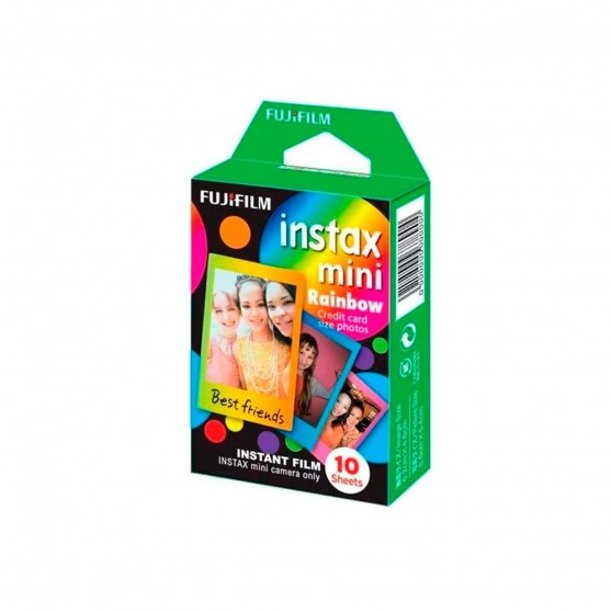 Pelcula Instax Mini FUJIFILM Shot Rainbow 10uds