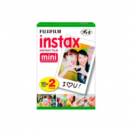 Pelcula Instax Mini FUJIFILM Instant Film 2x10uds