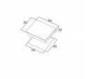 Placa Induccin CATA IB 5003 BK 3f 60x43cm