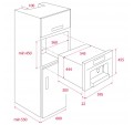 Cafetera Integrable TEKA CLC 8350 MC Cristal Negro