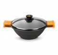 Cacerola Wok BRA EFFICIENT 24cm Cncava