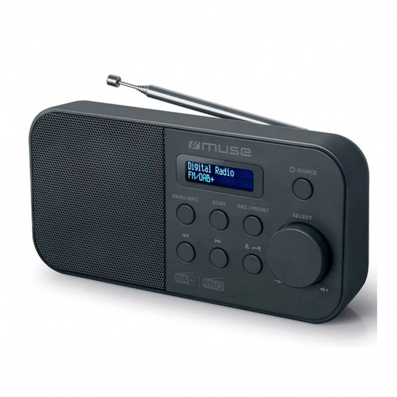 Radio Porttil MUSE M-109 DB Negro