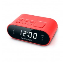 Radio Despertador MUSE M-10 Rojo