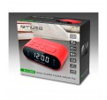 Radio Despertador MUSE M-10 Rojo