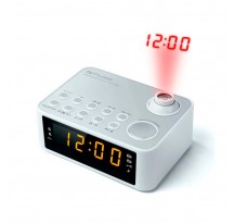 Radio Despertador MUSE M-178 PW Blanco Proyector