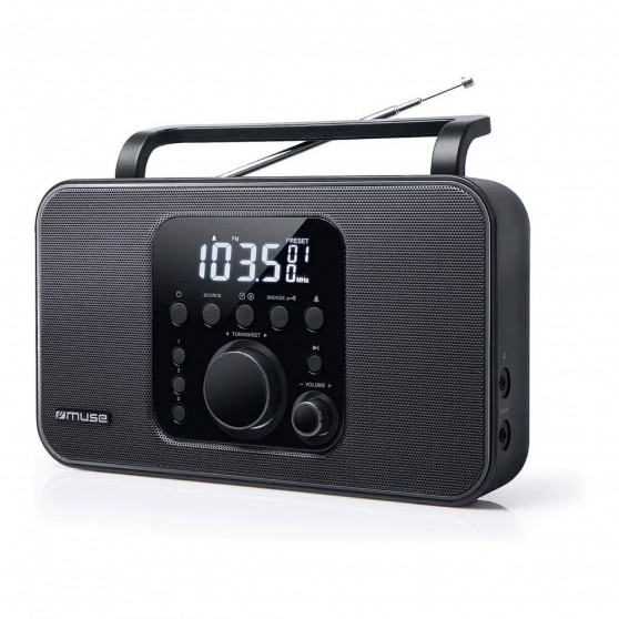 Radio Porttil MUSE M-091 R Negro