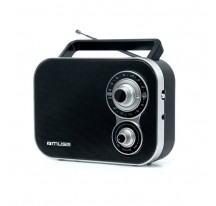 Radio Porttil MUSE M-051 R Negro