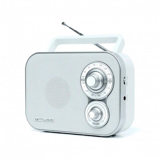 Radio Porttil MUSE M-051 R Blanco