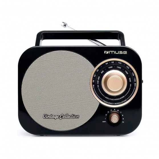 Radio Porttil MUSE M-055 RB Negro