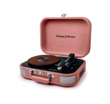 Giradiscos MUSE MT-201 BTG Rosa Pastel USB