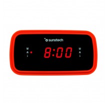 Radio Despertador SUNSTECH FRD60 Rojo