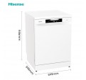 Lavavajillas HISENSE HS642C60W Blanco C