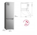 Combi LG GBP52PZNCN1 Inox 2.03m C