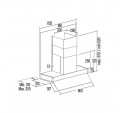 Campana CATA MNV90 GWH Renova Pure Air 90cm Blanco