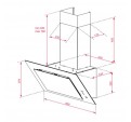 Campana TEKA DVT PRO 98780 TCS 90cm Cristal Negro