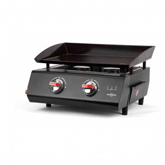 Plancha de Gas VITROKITCHEN PG230NB 2 Quemadores