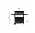 Carro Plancha Gas VITROKITCHEN PGT335N 3 Quemadore