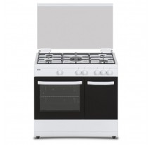 Cocina Gas SVAN SKGW5900PBX Blanco 90cm 5f Wok