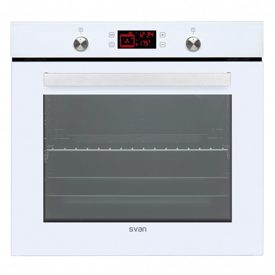 Horno SVAN SVH375B Cristal Blanco 10P 78L