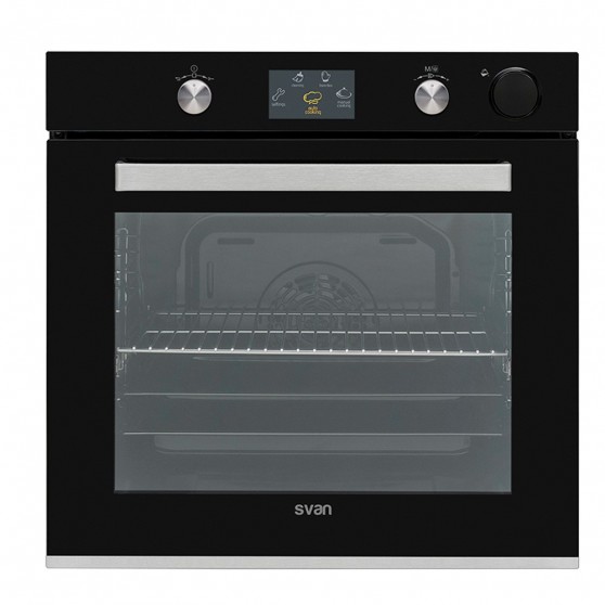Horno SVAN SVH850VAP1 Cristal Negro Vapor