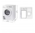 Lavadora SAMSUNG WW80CGC04DTHEC Blanco 8Kg A