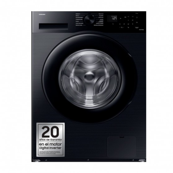 Lavadora SAMSUNG WW90CGC04DABEC Negro 9Kg A-10%