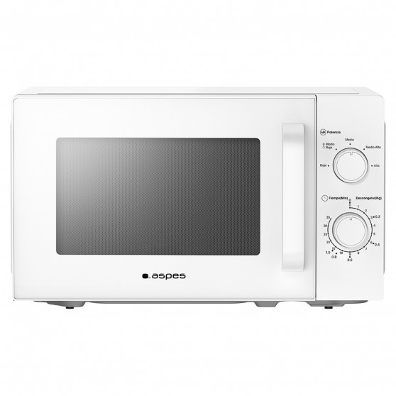 Microondas ASPES AMW2700BE Blanco Espejo 20L