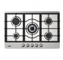 Placa Gas SVAN SGW57500X 5f 75cm Inox Wok