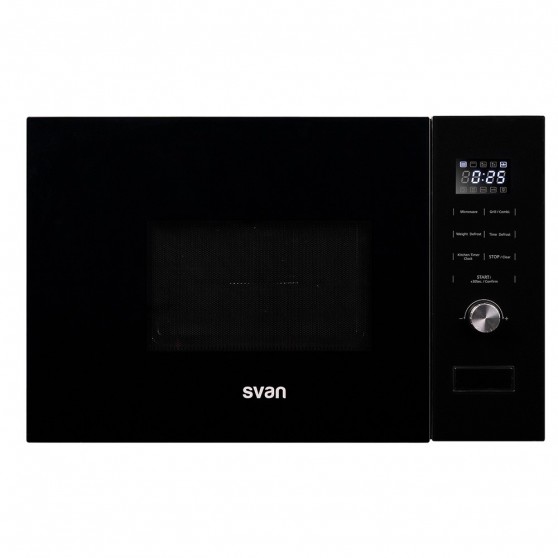 Microondas Integrable SVAN SMWI2800DGN Cristal Neg