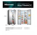 Frigorfico Americano HISENSE RS677N4ACC Inox C