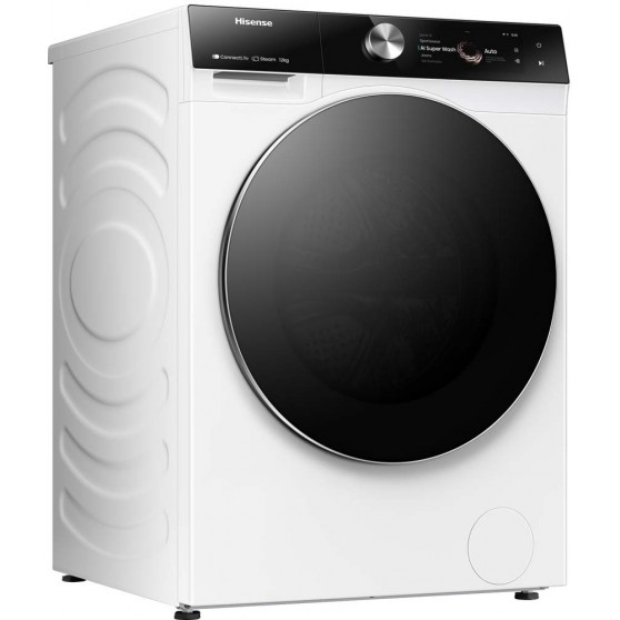 Lavadora HISENSE WF7S1247BW Blanco 12Kg Vapor A Wifi