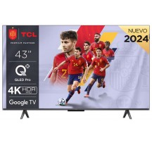 TV QLED TCL 43C655 4K HDR10+ Google TV Dolby Atmos