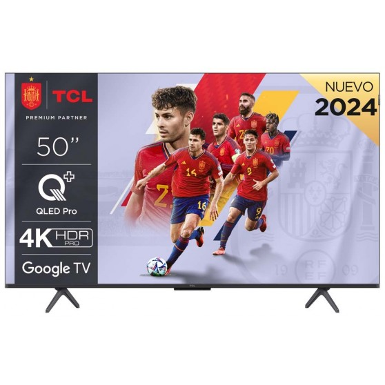 TV QLED TCL 50C655 4K HDR10+ Google TV Dolby Atmos