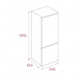 Combi TEKA RBF 3320 Inox 181x55cm E
