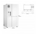 Frigorfico Americano LG GSLC40SWPE Blanco 1.79m E