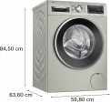 Lavadora BOSCH WGG244FAES Inox 9kg 1400 iDOS A