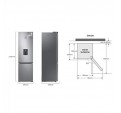 Combi SAMSUNG RB38C655DS9 EF Inox Premium 2.03m D