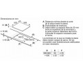 Placa Induccin BOSCH PID612BB1E 3 zonas 60 cm