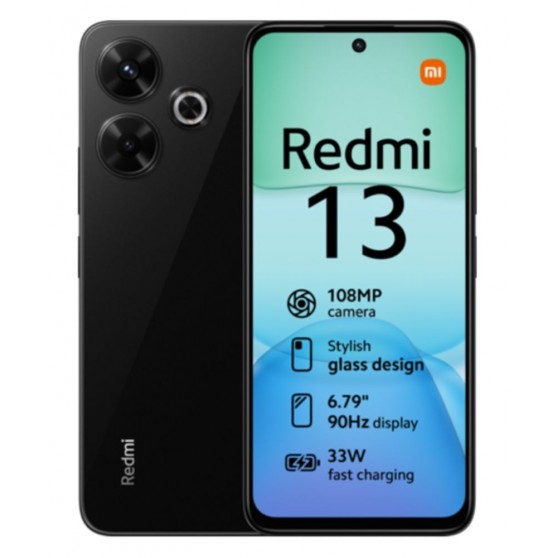Smartphone XIAOMI Redmi 13 Midnight Black 6+128GB
