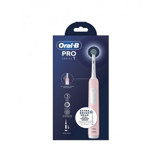 Cepillo Dental ORAL-B Pro 1 Rosa + Recambio