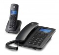 Telfonos Fijo + Inalmbrico MOTOROLA C4201 Combo