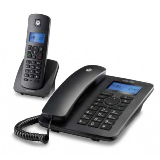Telfonos Fijo + Inalmbrico MOTOROLA C4201 Combo