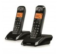 Telfonos Inalmbricos MOTOROLA S1202 Duo Negro