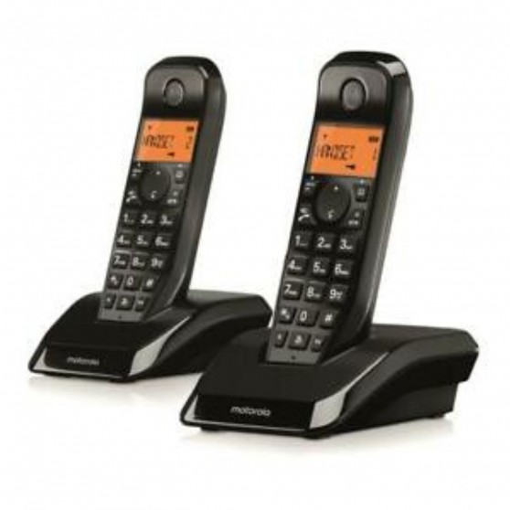 Telfonos Inalmbricos MOTOROLA S1202 Duo Negro